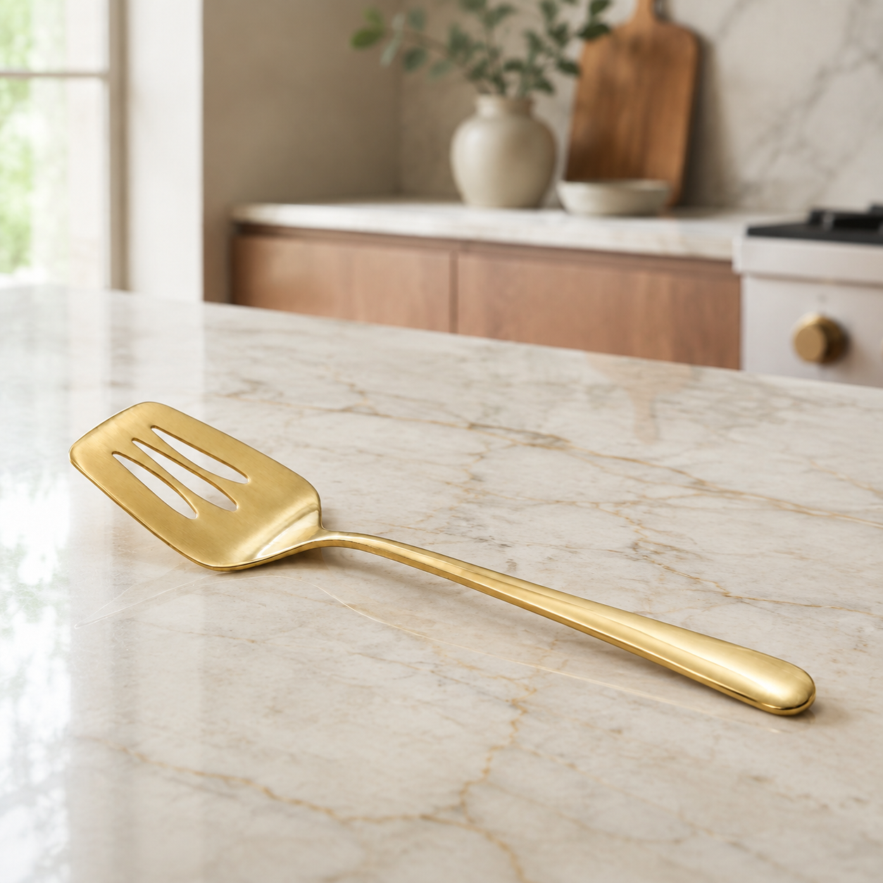 ESPATULA DE COCINA DORADA