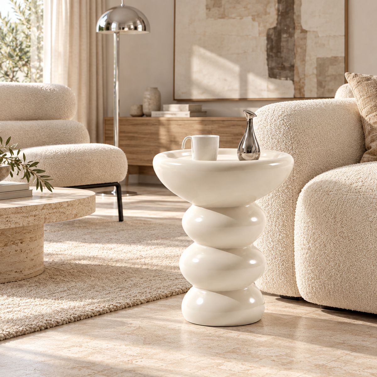 MESA DE APOYO MODENA CREAM
