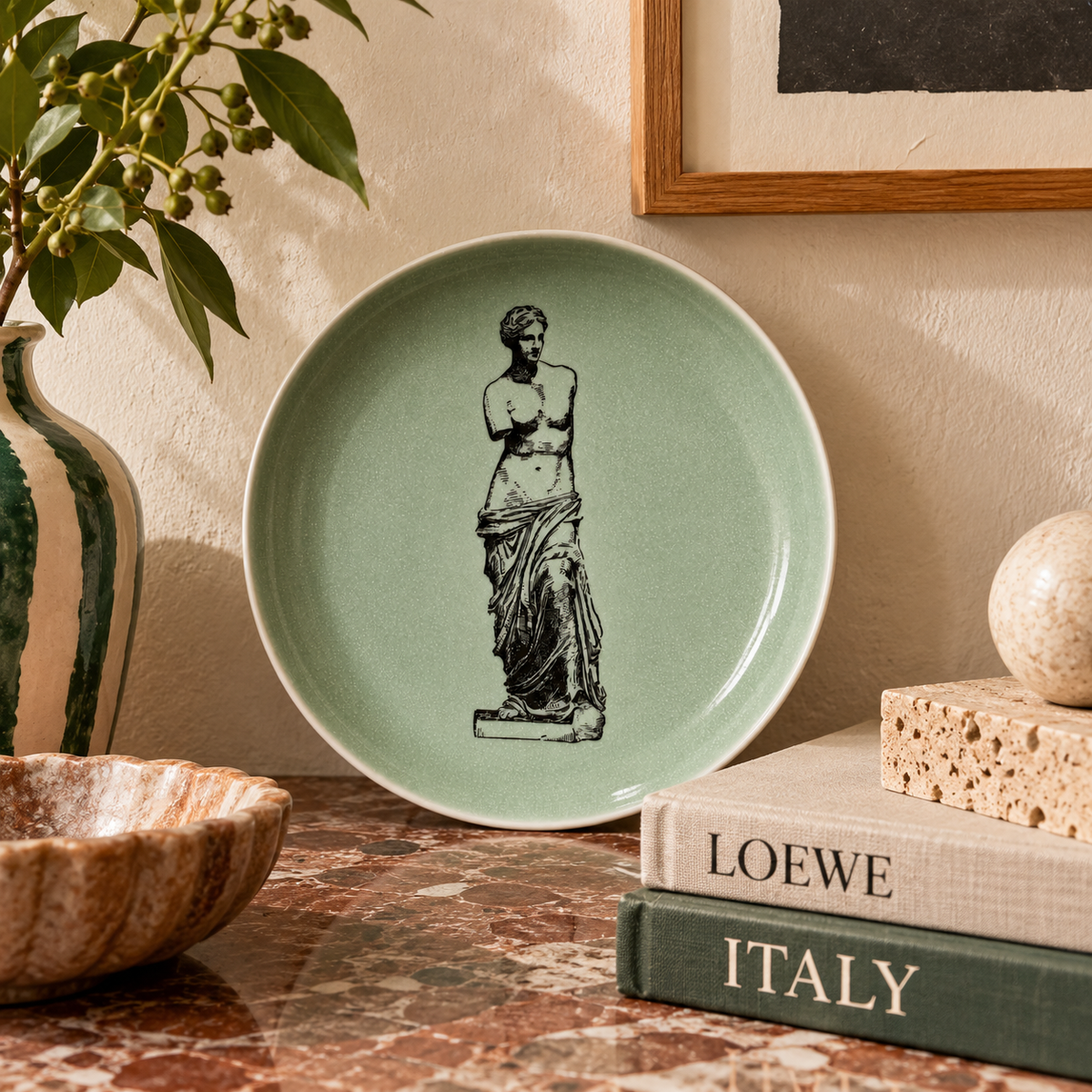 PLATO VENUS VERDE 20cm