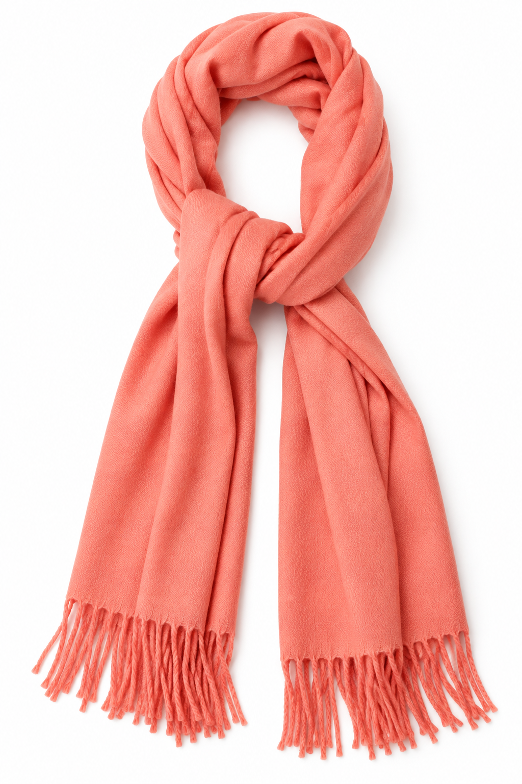 BUFANDA COLOR LISO APRICOT