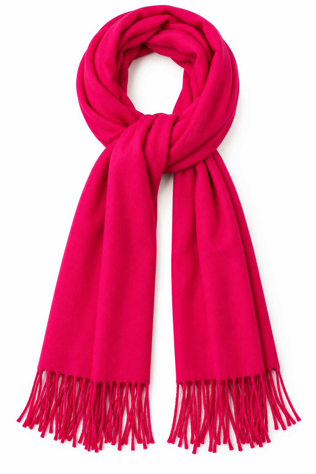 BUFANDA COLOR LISO FUCSIA