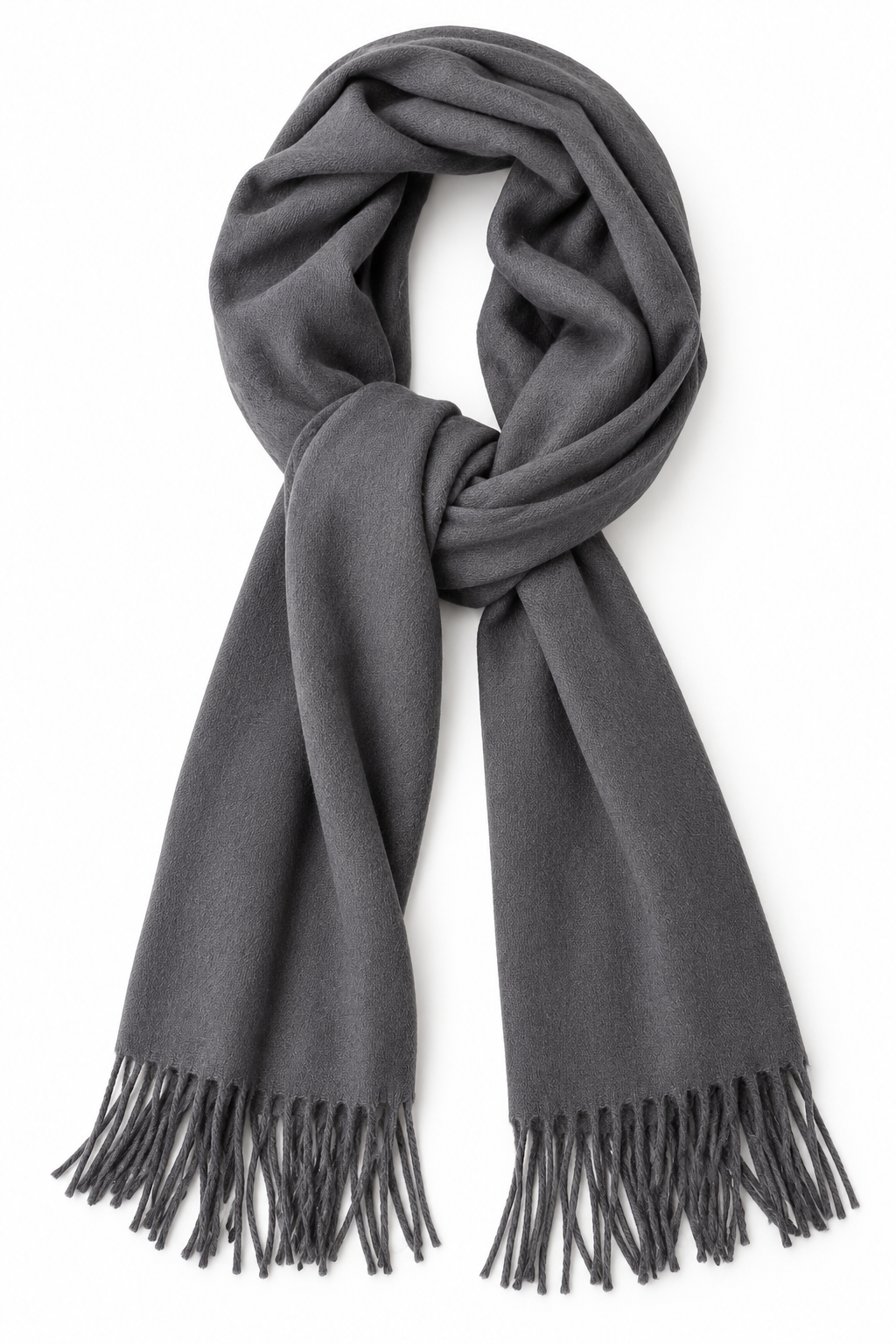 BUFANDA COLOR LISO GRIS