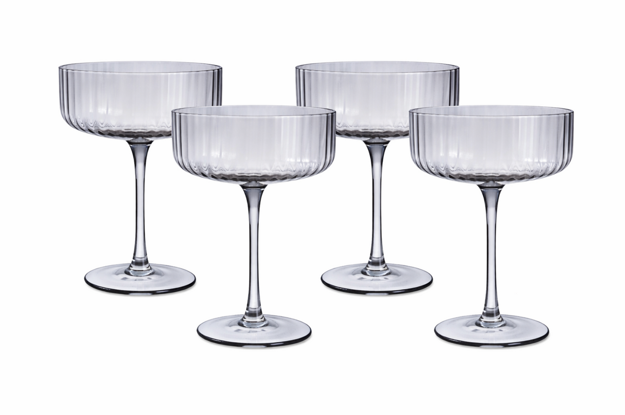SET 4 COPAS POMPADOUR