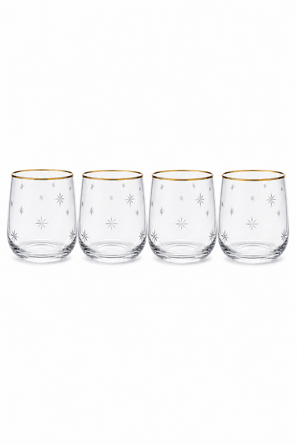 SET 4 VASOS STARS