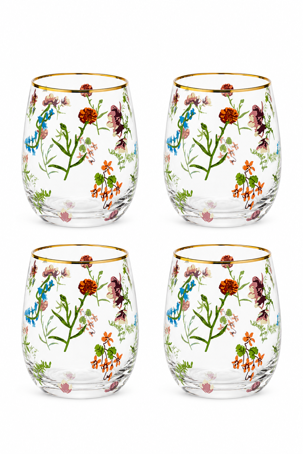 VASO FLORA BAJO SET4