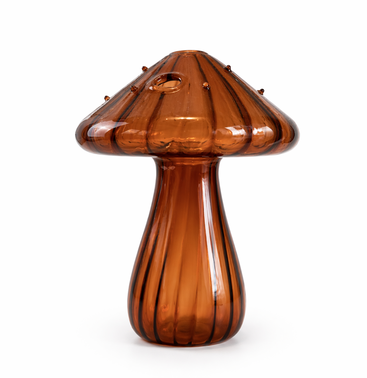 Hongo florero ambar