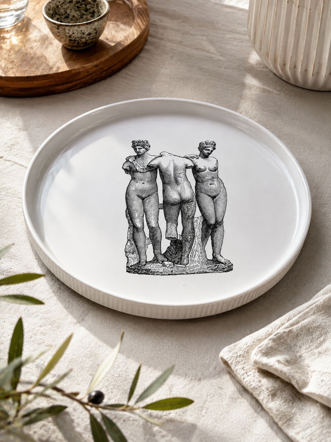 PLATO LAS TRES GRACIAS