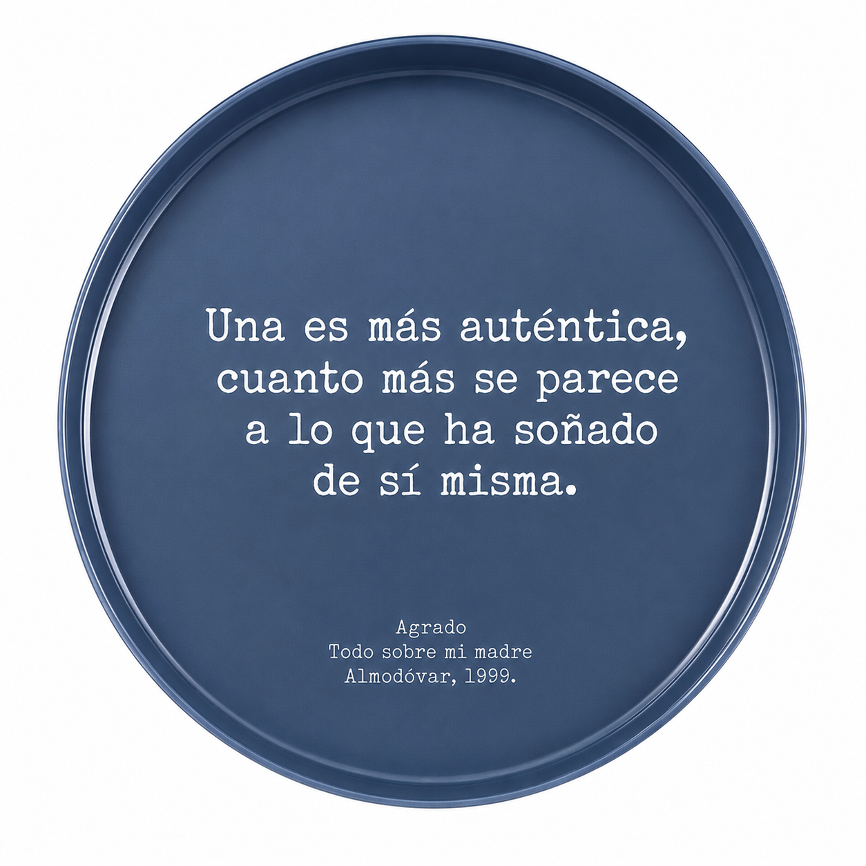 PLATO ALMODOVAR AZUL