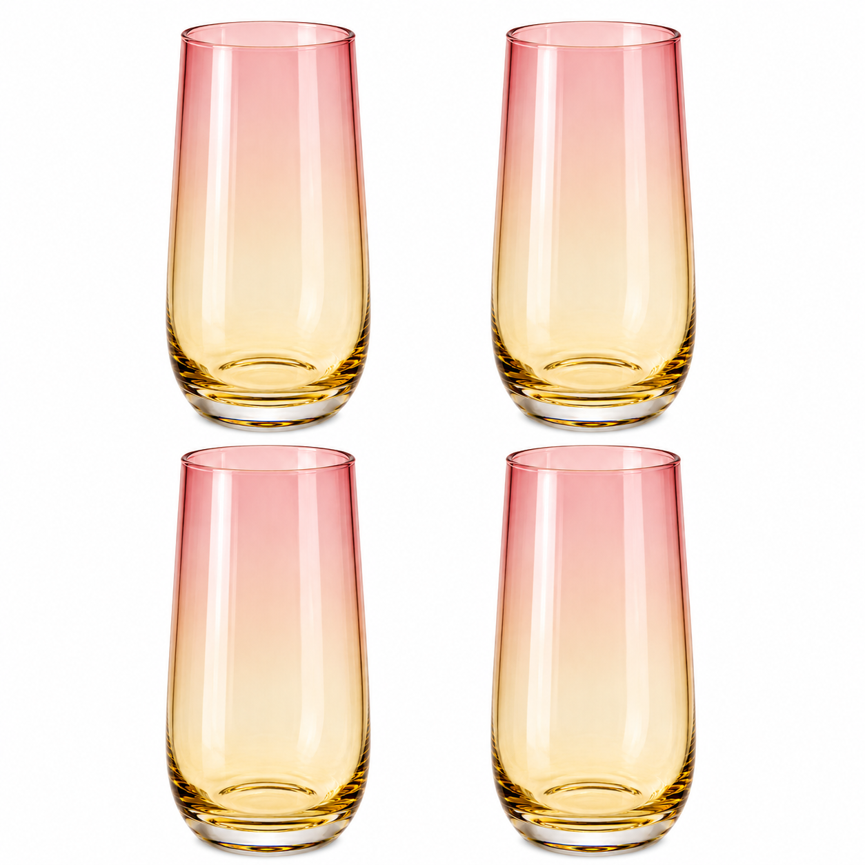 SET 4 VASO CARIBE GRANDE