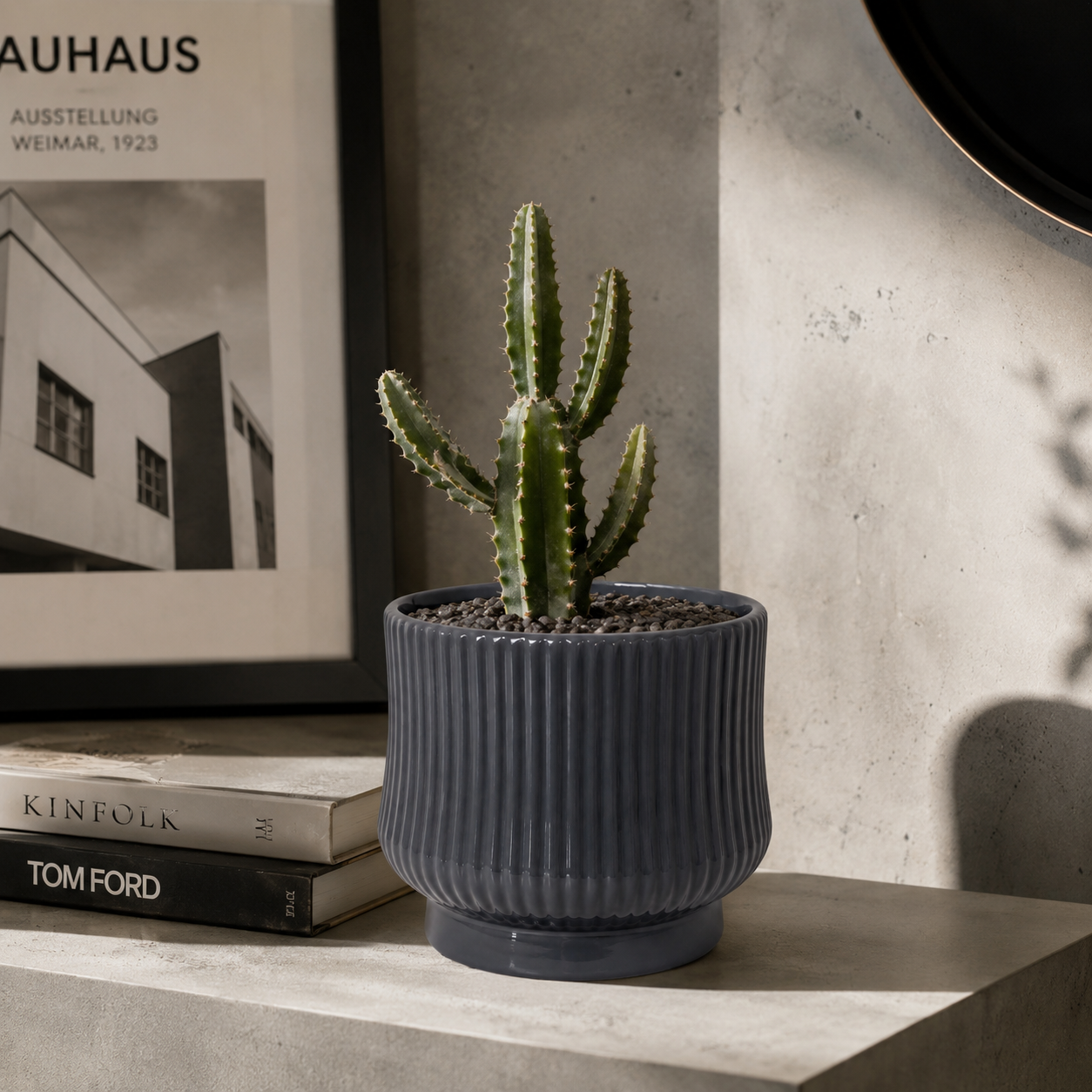 MACETA GRIS S