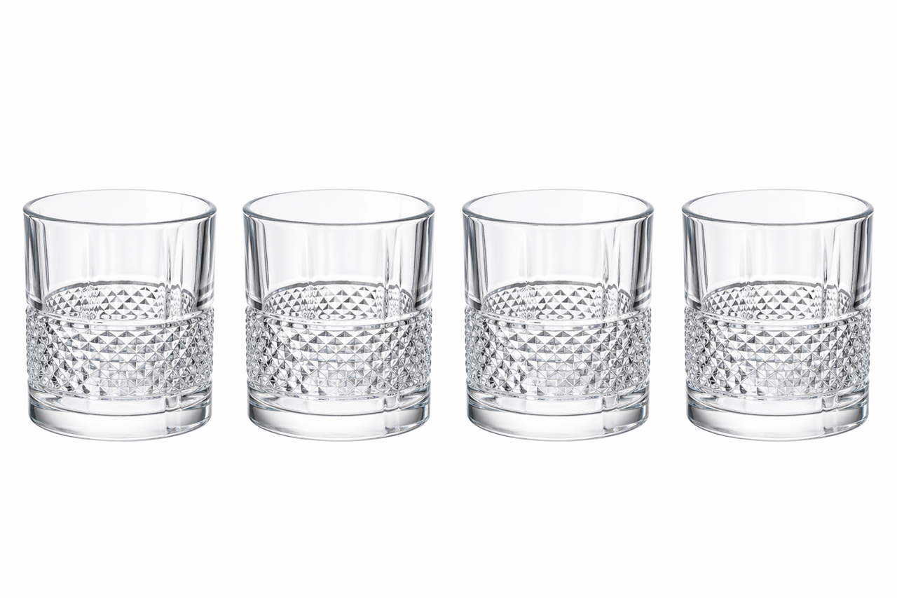 SET 4 VASOS WHISKY