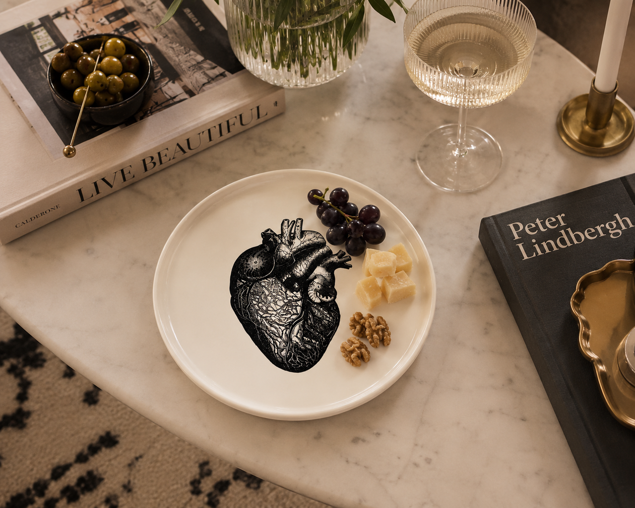 PLATO CORAZON 21.5CM