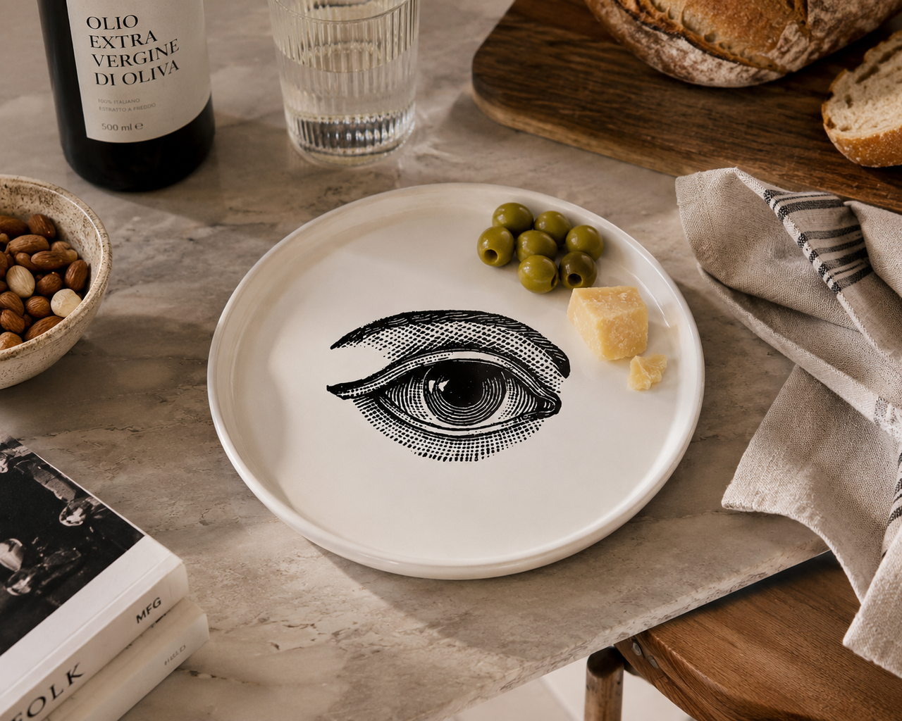 PLATO OJO 21.5CM