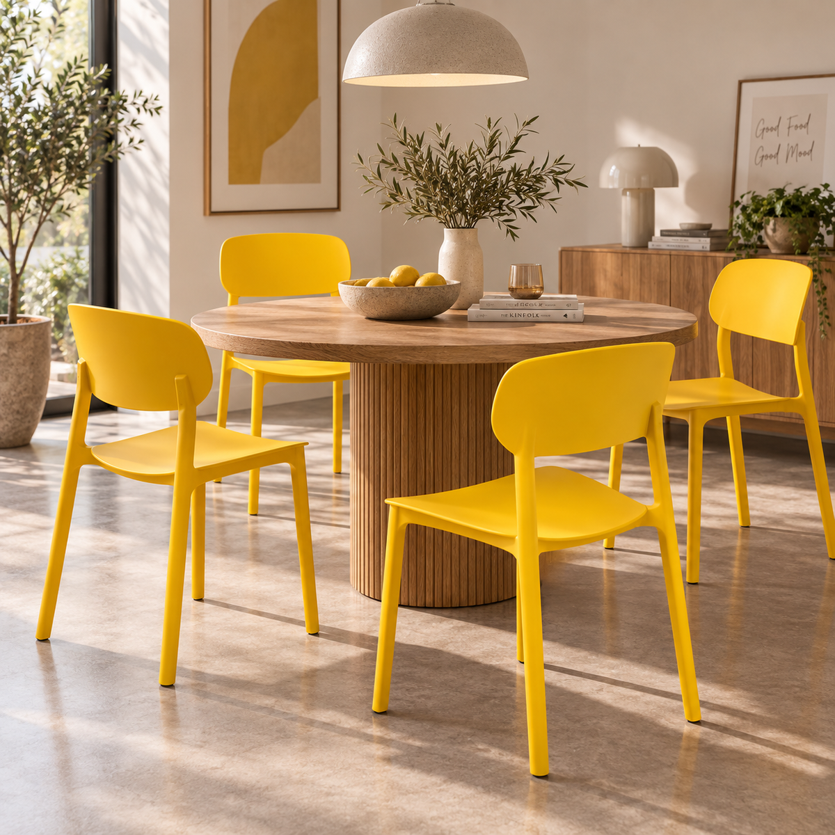 SILLA BRIT COLOR YELLOW