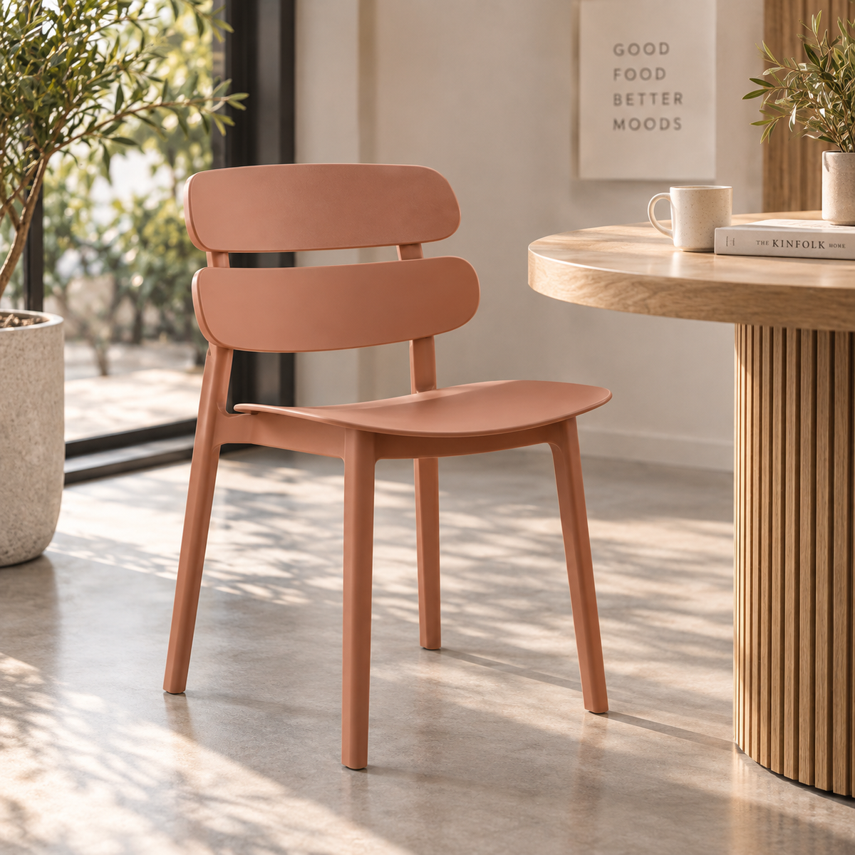 SILLA CAPALBIO BROWN COLOR