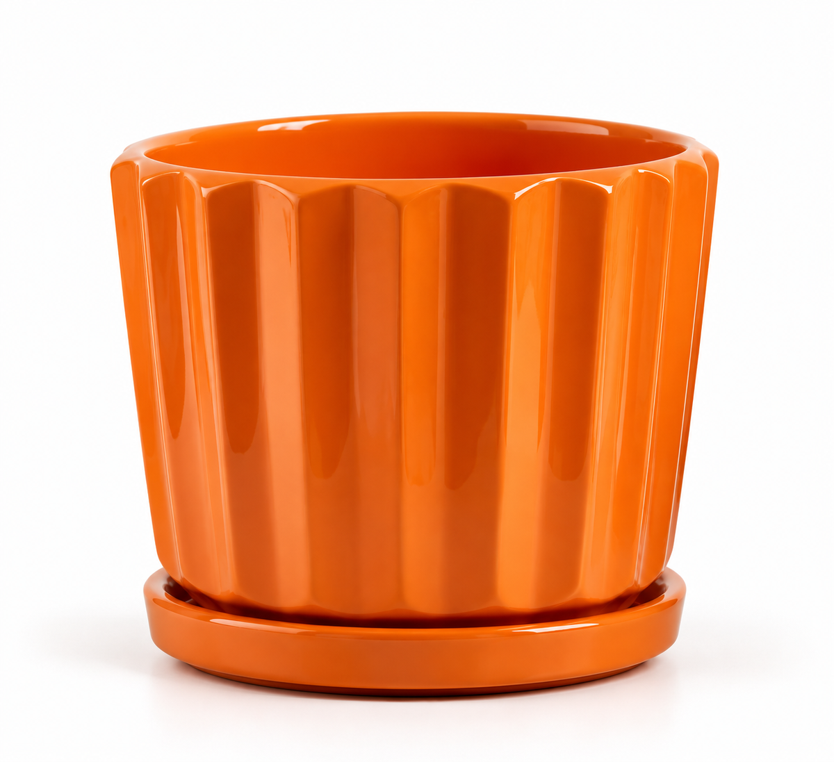 MACETA NARANJA S