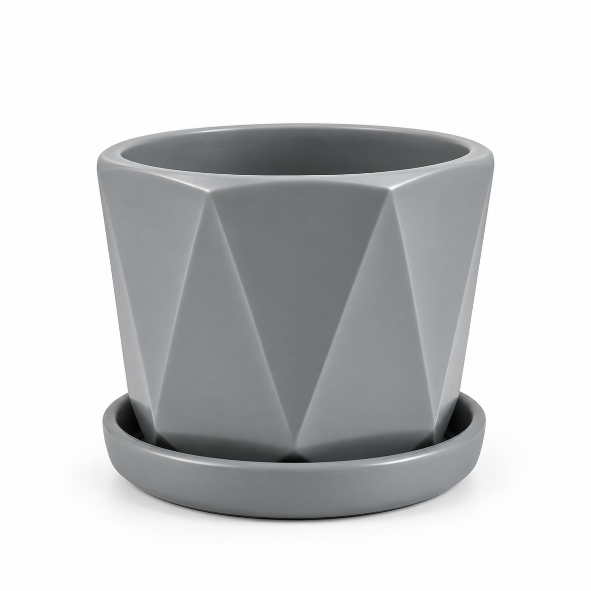 MACETA GRIS L